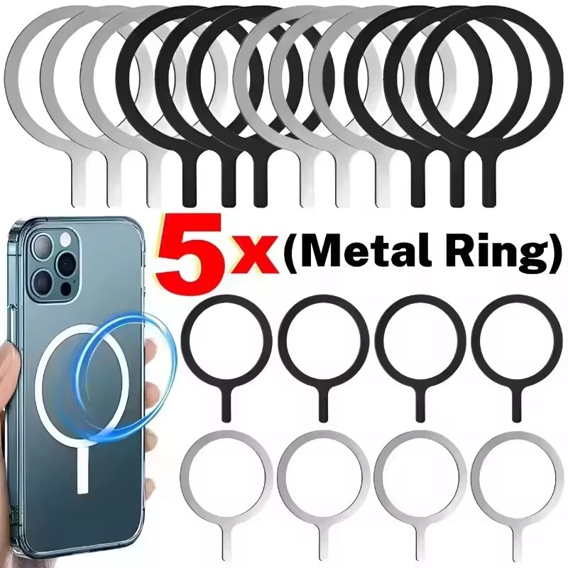 Wireless Charger - Uniwersalna metalowa płytka magnetyczna ze stali