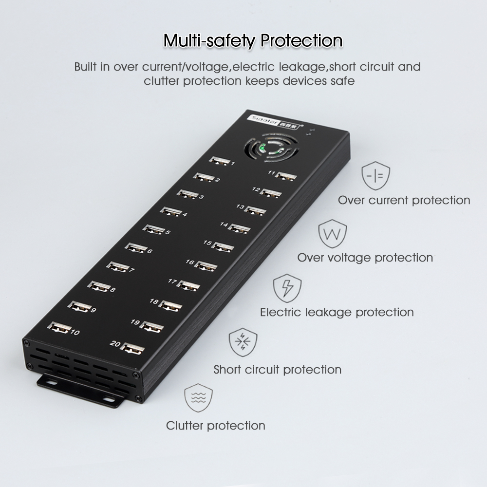 Sipolar A-805P 20-portowy Hub  – Usb Hub recenzja i cena