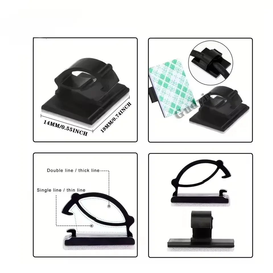 Samoprzylepny uchwyt do kabli  – Cable Organizer recenzja i cena