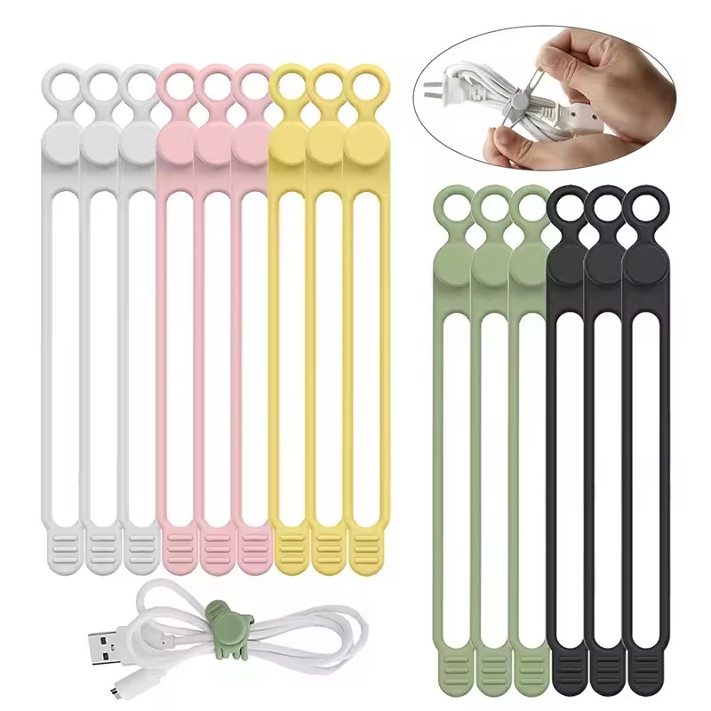 10 szt. silikonowych opasek na – Cable Organizer recenzja i cena