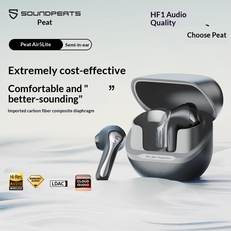 Słuchawki SoundPEATS Air5 Lite – Headphones Wireless recenzja i cena