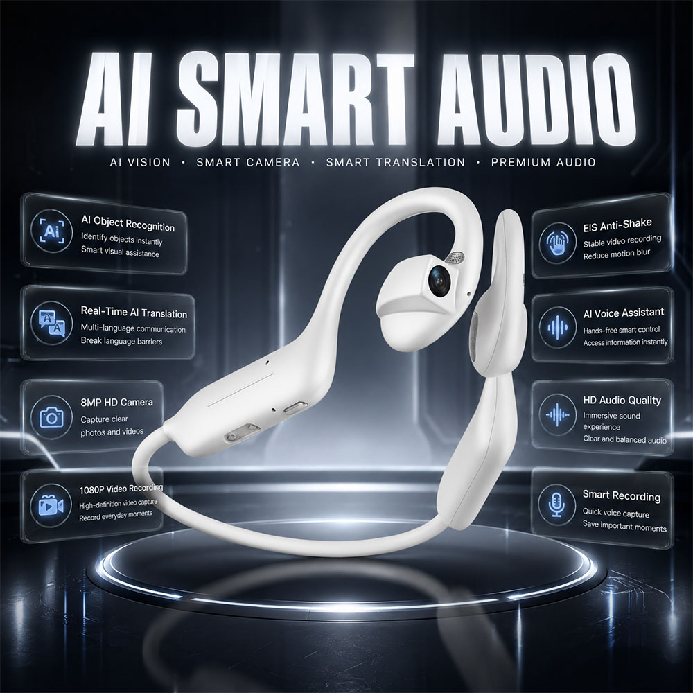NOWE Słuchawki Bluetooth 1080P – Headphones Wireless recenzja i cena